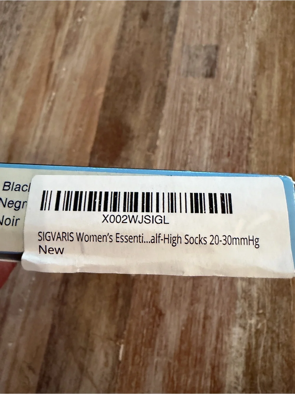 Sigvaris Women’s Cotton Knee High Compression Socks 20-30 mmHg Size SS Black NWT
